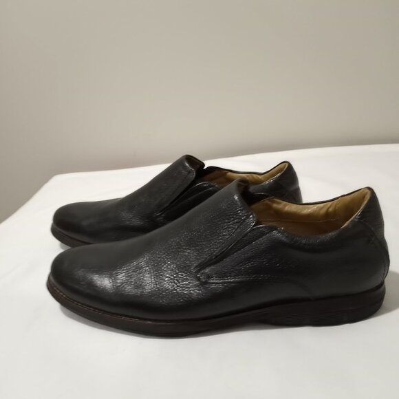AMERICAN CLASSICS BY DE LA RENTIS SHOES MENS BLACK LEATHER LOAFER SIZE 13 - Picture 3 of 9